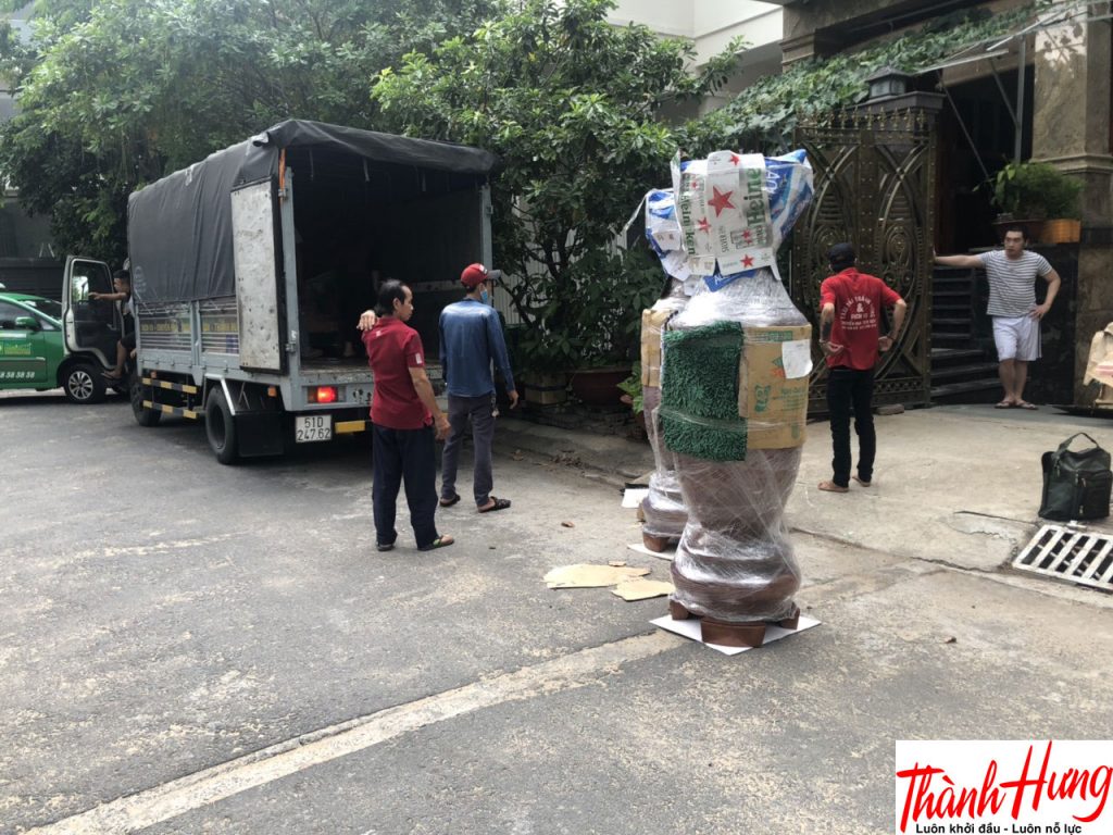 Dịch vụ chuyển nhà trọn gói huyện Phú Xuyên của taxi Thành Hưng