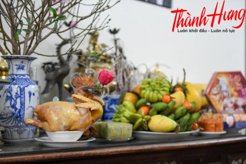 Chuẩn bị mâm lễ để thực hiện thủ tục bỏ bát hương khi chuyển nhà Chuẩn bị mâm lễ để thực hiện thủ tục bỏ bát hương khi chuyển nhà