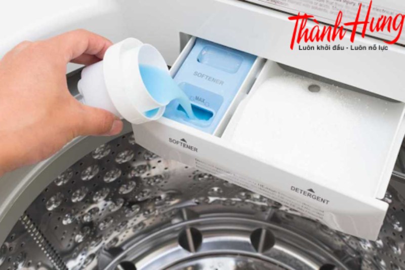 Tháo và vệ sinh ngăn chứa bột giặt Tháo và vệ sinh ngăn chứa bột giặt