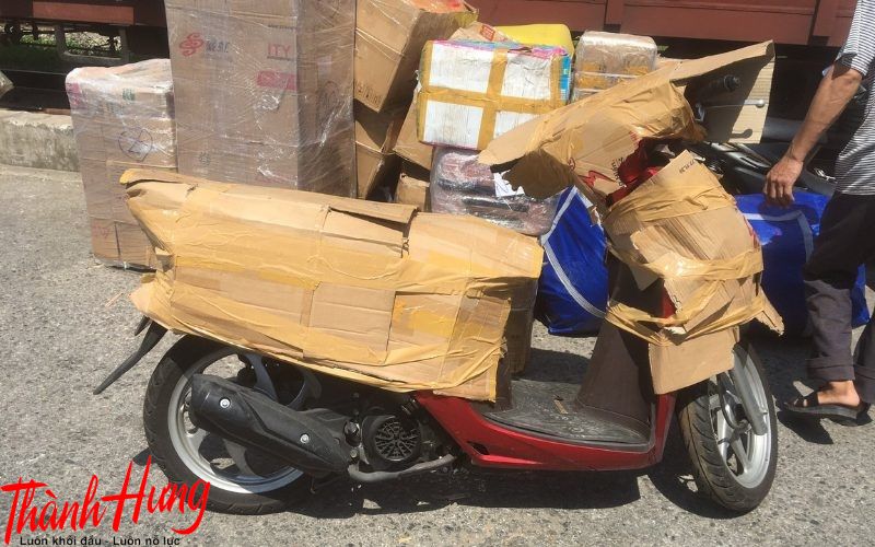 Bọc xe máy gửi xe khách Bọc xe máy gửi xe khách