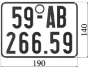 Ký hiệu này áp dụng cho tất cả loại xe máy, bao gồm cả xe dưới 50 phân khối, xe trên 50 phân khối và xe trên 175 phân khối.
