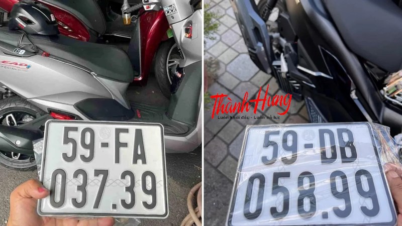 Biển số này được cấp bởi cơ quan nhà nước có thẩm quyền khi mua hoặc chuyển nhượng xe.