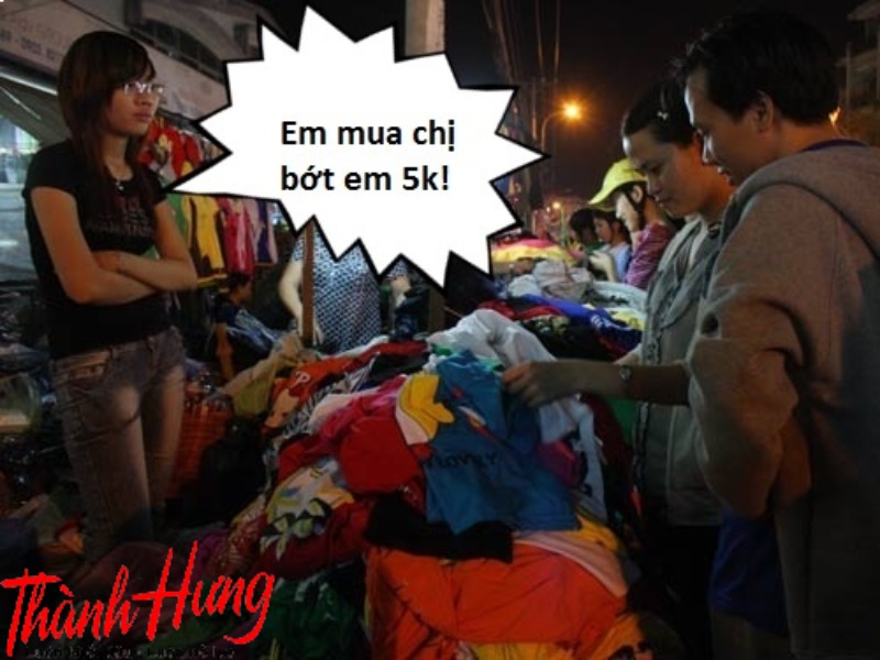 Không nên mua hàng trả giá.
